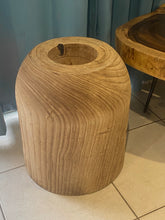 Load image into Gallery viewer, Side timber drinks Table, Stool or Plant pot of Paulownia wood design_Model01