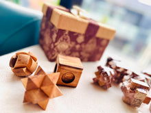 Load image into Gallery viewer, Gift set Brainteaser 12 puzzles set Wood in a gift box for kids or adults