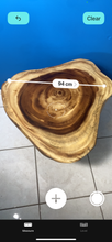 Load image into Gallery viewer, Wood Round Coffee Table, generous 94cm diameter