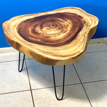 Load image into Gallery viewer, Wood Round Coffee Table, generous 94cm diameter