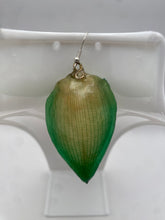 Load image into Gallery viewer, Real Orchid Petal Earrings – Vibrant Purple & Blue Resin