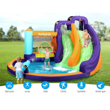 Load image into Gallery viewer, AirMyFun Inflatable Water Slide Kids Jumping Trampoline Castle Double Slide