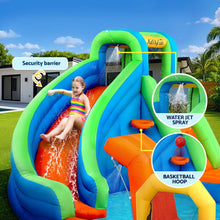 Load image into Gallery viewer, Kids Inflatable Pool Water Slide Cannon Splash Park Castle Outdoor Toys 427X374CM