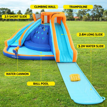 Load image into Gallery viewer, Kids Inflatable Pool Water Double Slide Park Jumping Castle 465X390CM