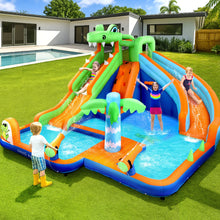 Load image into Gallery viewer, AirMyFun Kids Inflatable Pool Water Double Slide Park Jumping Castle 465X430CM