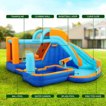 Load image into Gallery viewer, Kids Inflatable Pool Water Slide Park Jumping Castle Bounce 382X381CM