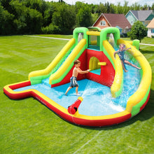 Load image into Gallery viewer, Dolphin Kids Inflatable Pool Water Slide Park Jumping Castle 575X445CM