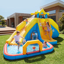 Load image into Gallery viewer, Keezi Inflatable Kids Pool Water Slide Splash Castle Football 622cmx542cm