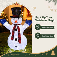 Load image into Gallery viewer, Jingle Jollys Christmas Lights 330 LED Fairy Light 3pcs Snowman Decorations Set