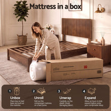Load image into Gallery viewer, Giselle 25cm Single Hybrid Mattress Soft Knitted Fabric Edge Support Gel Foam