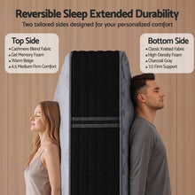 Load image into Gallery viewer, Giselle Single Reversible Spring Mattress Cashmere Cover Gel Foam Firm 35cm