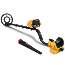 Load image into Gallery viewer, Metal Detector 180MM Deep Sensitive Water Resistant Pinpointer Treasure Hunter Yellow