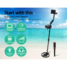 Load image into Gallery viewer, Metal Detector 160MM Deep Sensitive Water Resistant Pinpointer Treasure Hunter