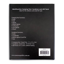 Load image into Gallery viewer, Men's Republic Camping Multifunction Tool Set and Torch