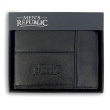 Load image into Gallery viewer, Fathers Day Gift Men's Republic Travel Wallet Black
