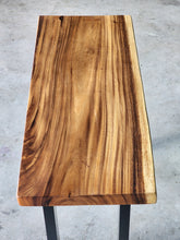 Load image into Gallery viewer, Console Table Live Edge Raintree Wood 100 cm