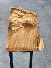 Load image into Gallery viewer, Console Table Live Edge Raintree Wood 100 cm