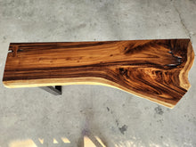Load image into Gallery viewer, Console Table Live Edge Raintree Wood 150cm