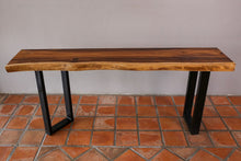 Load image into Gallery viewer, Console hallway side wall Table, Saur Wood XXL 1.8 Meter 180 cm length 100% unique designed  by nature. Hall 18