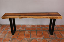 Load image into Gallery viewer, Side table Raintree Wood Console Table, Hallway Table 1.8 Meter 180cm single piece of Raintree wood