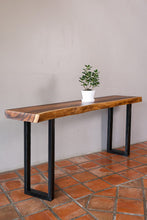 Load image into Gallery viewer, Console hallway side wall Table, Saur Wood XXL 1.8 Meter 180 cm length 100% unique designed  by nature. Hall 18