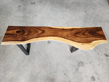 Load image into Gallery viewer, Bench seat or low set console table, hallway table Raintree Wood 1.8 Meter 180cm