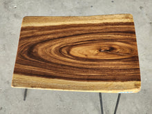 Load image into Gallery viewer, Live Edge Wooden Side Table / Corner Table / Plant or book Stand Raintree Wood-OS57