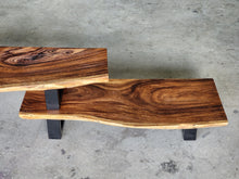 Load image into Gallery viewer, Adjustable Length Entertainment Unit in Reclaimed Wood.