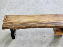 Load image into Gallery viewer, Entertainment unit Raintree Wood 2 tier adjustable Length 1.6m to 2.5m