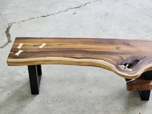 Load image into Gallery viewer, Entertainment unit Raintree Wood 2 tier adjustable Length 1.6m to 2.5m