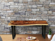 Load image into Gallery viewer, Hallway Table console, large 1.2 Meter 120 cm length 100% unique designed by nature OS18