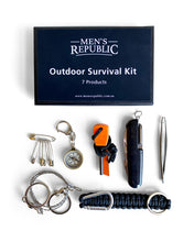 Load image into Gallery viewer, Men's Republic Men's Republic Outdoor Survival Kit - 7 products Fathers Day gift
