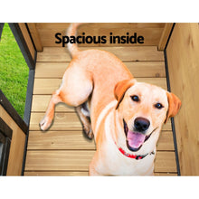 Load image into Gallery viewer, i.Pet Dog Kennel Extra Large Wooden Outdoor Indoor Puppy Pet House Cabin Crate Weatherproof