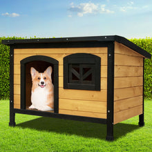 Load image into Gallery viewer, i.Pet Dog Kennel Extra Large Wooden Outdoor Indoor Puppy Pet House Cabin Crate Weatherproof