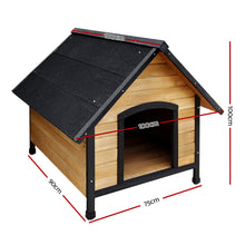 Load image into Gallery viewer, i.Pet Dog Kennel Extra Large Wooden Outdoor House Pet Puppy House XL Crate Cabin Waterproof