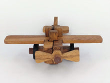 Load image into Gallery viewer, plane brainteaser Puzzle - 3D Interlocking wooden puzzle