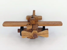 Load image into Gallery viewer, Wooden puzzle brainteaser lovers 11 piece plane wood puzzle