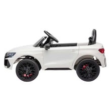 Load image into Gallery viewer, Ride On Car Licensed Audi RS3 Car for Kids 12V Remote Control White