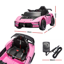 Load image into Gallery viewer, Ride On Car Maserati Licensed MCXtrema Car for Kids 12V Remote Control Pink