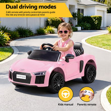 Load image into Gallery viewer, Ride On Car Licensed Audi R8 12V Electric Car for Kids Battery Pink