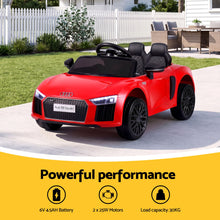 Load image into Gallery viewer, Ride On Car Licensed Audi R8 12V Electric Car for Kids Battery Red