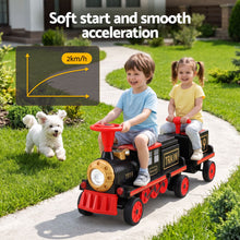 Load image into Gallery viewer, Rigo Kids Ride on Car Train 12V Electric Toy 2 Seater 136cm