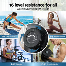 Load image into Gallery viewer, Everfit 16 Level Magnetic Rowing Machine for Home with App Connect Black
