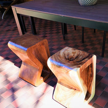 Load image into Gallery viewer, Side table, coffee table or entrance corner table-hand crafted from solid wood