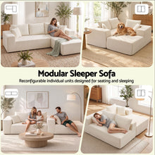 Load image into Gallery viewer, Artiss Modular Sectional Sofa 4-Seater L-Shaped Boneless Sofa Bed Chaise Lounge