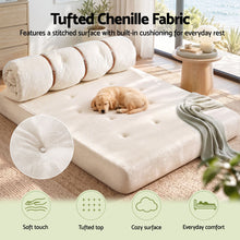 Load image into Gallery viewer, Artiss Convertible Sofa Bed Roll-Up Sleeper Chair Fold Out Couch Floor Lounge