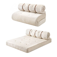 Load image into Gallery viewer, Artiss Convertible Sofa Bed Roll-Up Sleeper Chair Fold Out Couch Floor Lounge