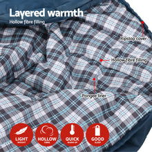 Load image into Gallery viewer, Weisshorn Sleeping Bag Set of 2 Single Thermal Camping Hiking Tent 0℃