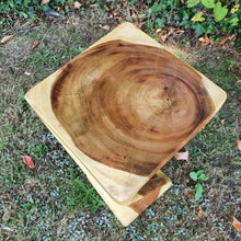 Load image into Gallery viewer, Twisted Side table 76cm Acacia Wood Side Table/Corner Table/Bar stool Clear Finish.