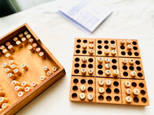 Load image into Gallery viewer, Sudoku - wooden sudoku, coding puzzle, sudoku puzzle, table game, gift for mom, gift for dad
